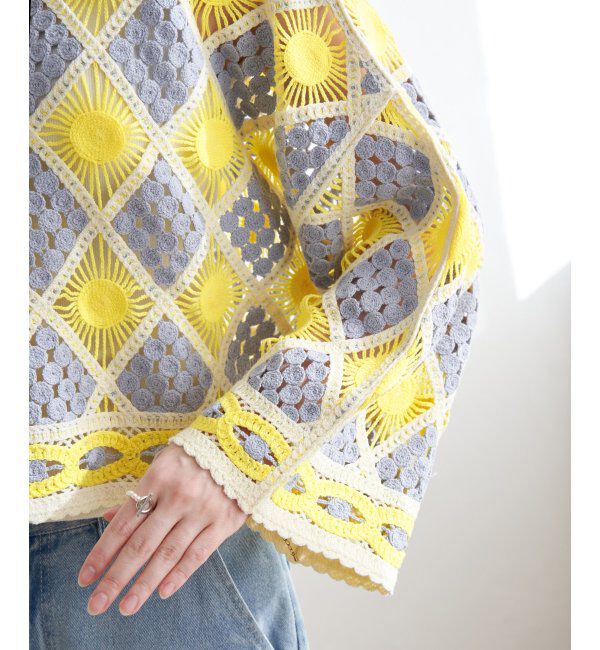 Lbc with Life「モチーフレースショートレースプルオーバー」|その他|