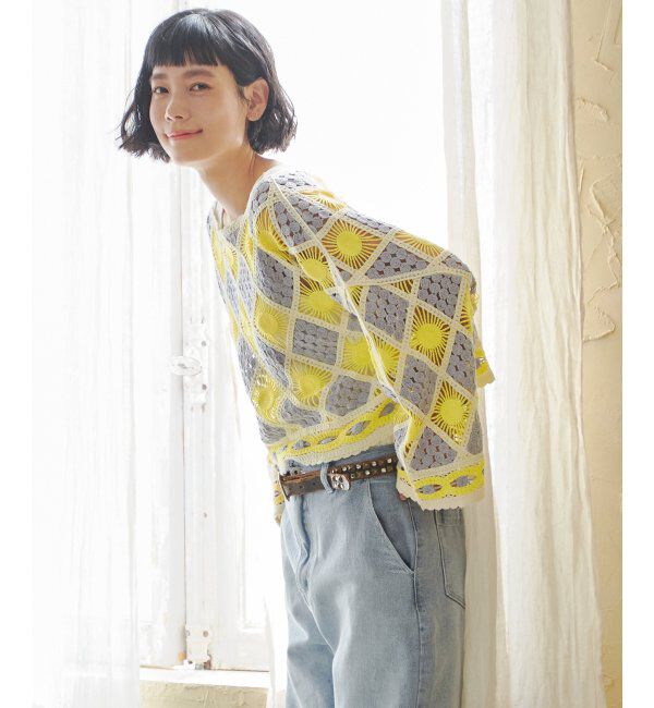 Lbc with Life「モチーフレースショートレースプルオーバー」|その他|