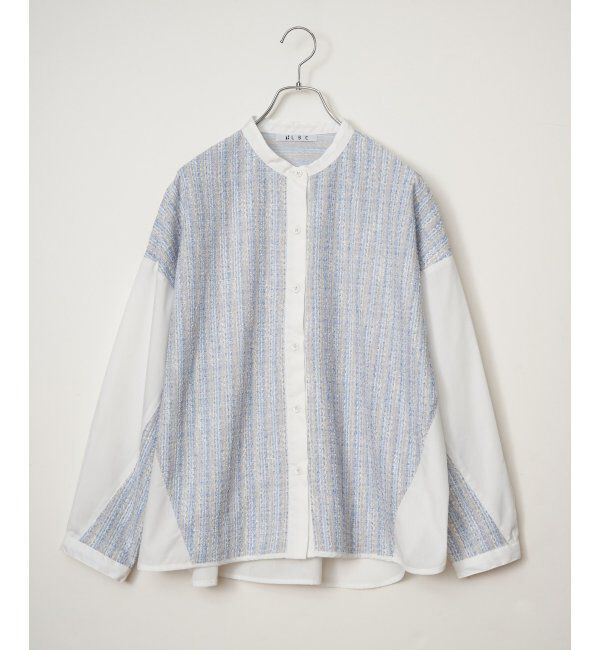 Lbc with Life「異素材切り替えシャツ」|シャツ・ブラウス|