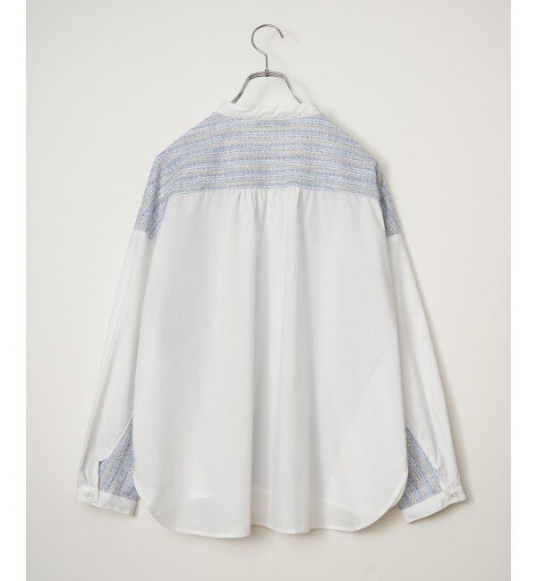 Lbc with Life「異素材切り替えシャツ」|シャツ・ブラウス|