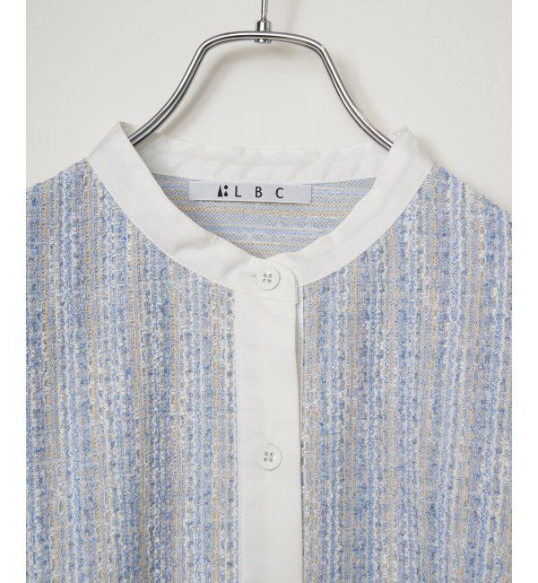 Lbc with Life「異素材切り替えシャツ」|シャツ・ブラウス|