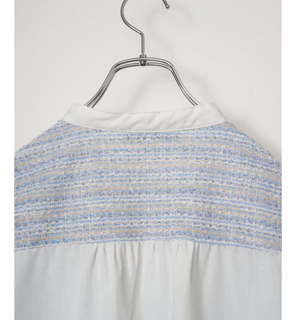 Lbc with Life「異素材切り替えシャツ」|シャツ・ブラウス|