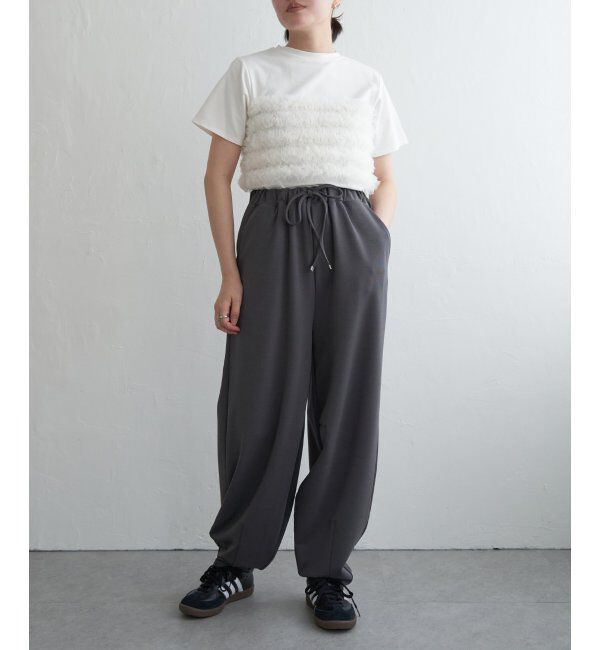 VENCE share style「ポンチカーブパンツ」|デニム|