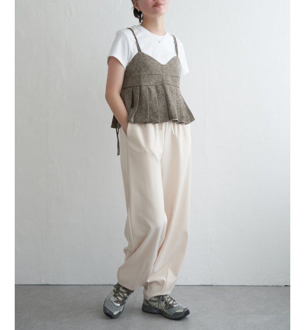 VENCE share style「ポンチカーブパンツ」|デニム|