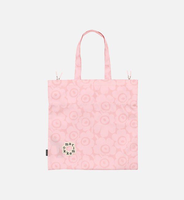 Marimekko「Metka Mini Unikko トートバッグ」|トートバッグ|ﾗｲﾄﾋﾟﾝｸ&times;ﾗｲﾄﾋﾟﾝｸ
