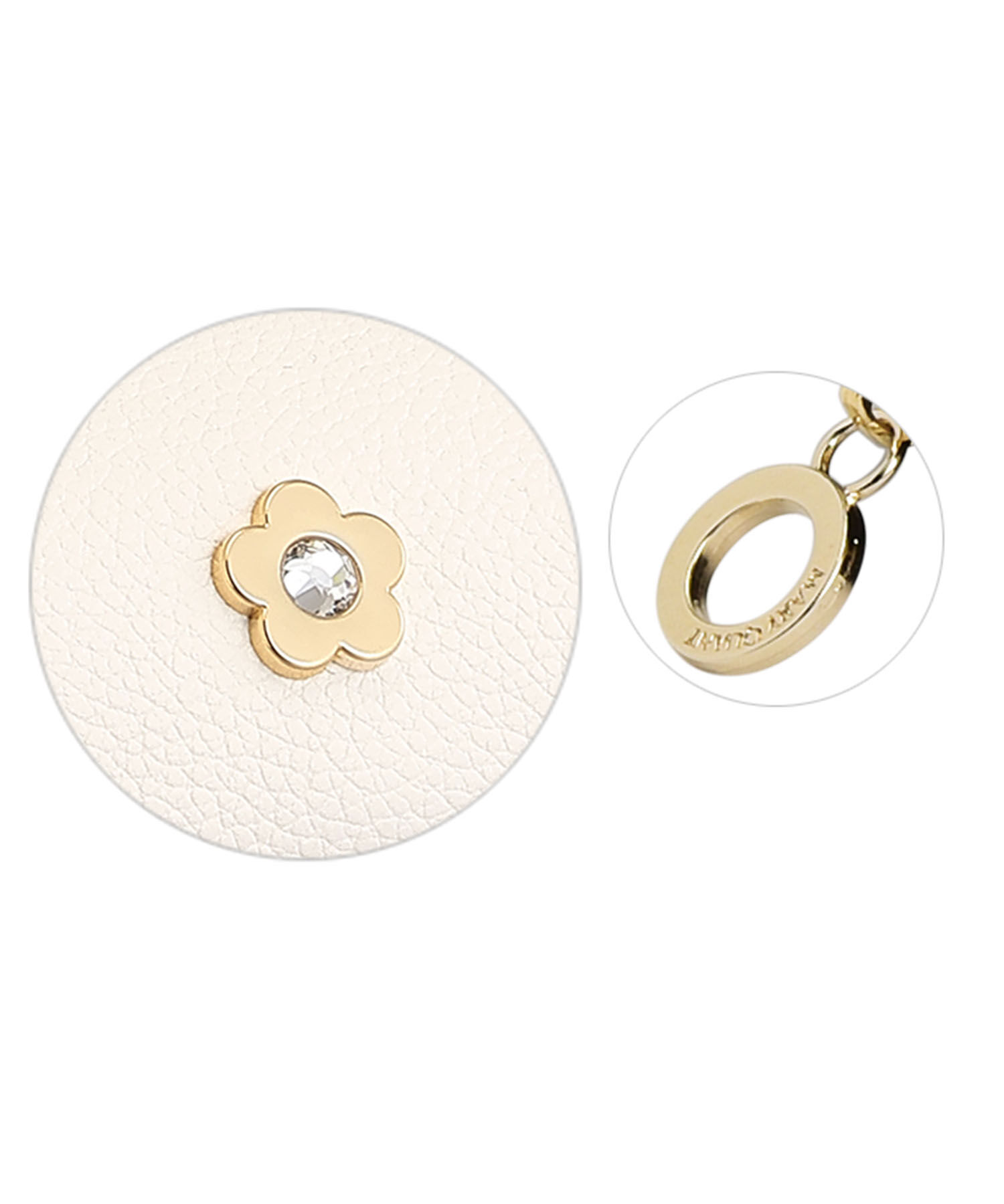 MARY QUANT「ビジューデイジー スクエアペンケース」|ポーチ|