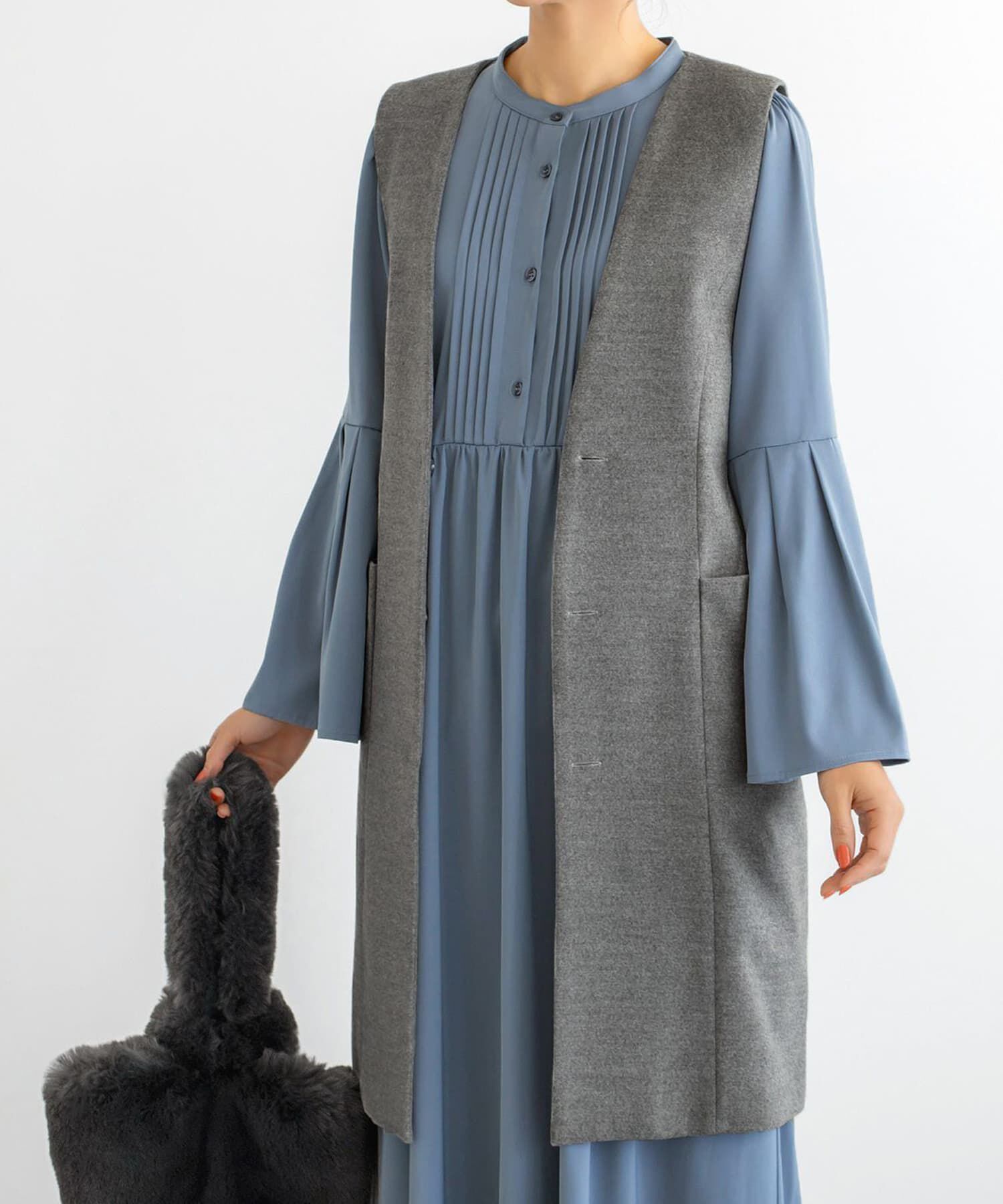 STYLE DELI「タック＆ギャザーワンピース」|ワンピース|