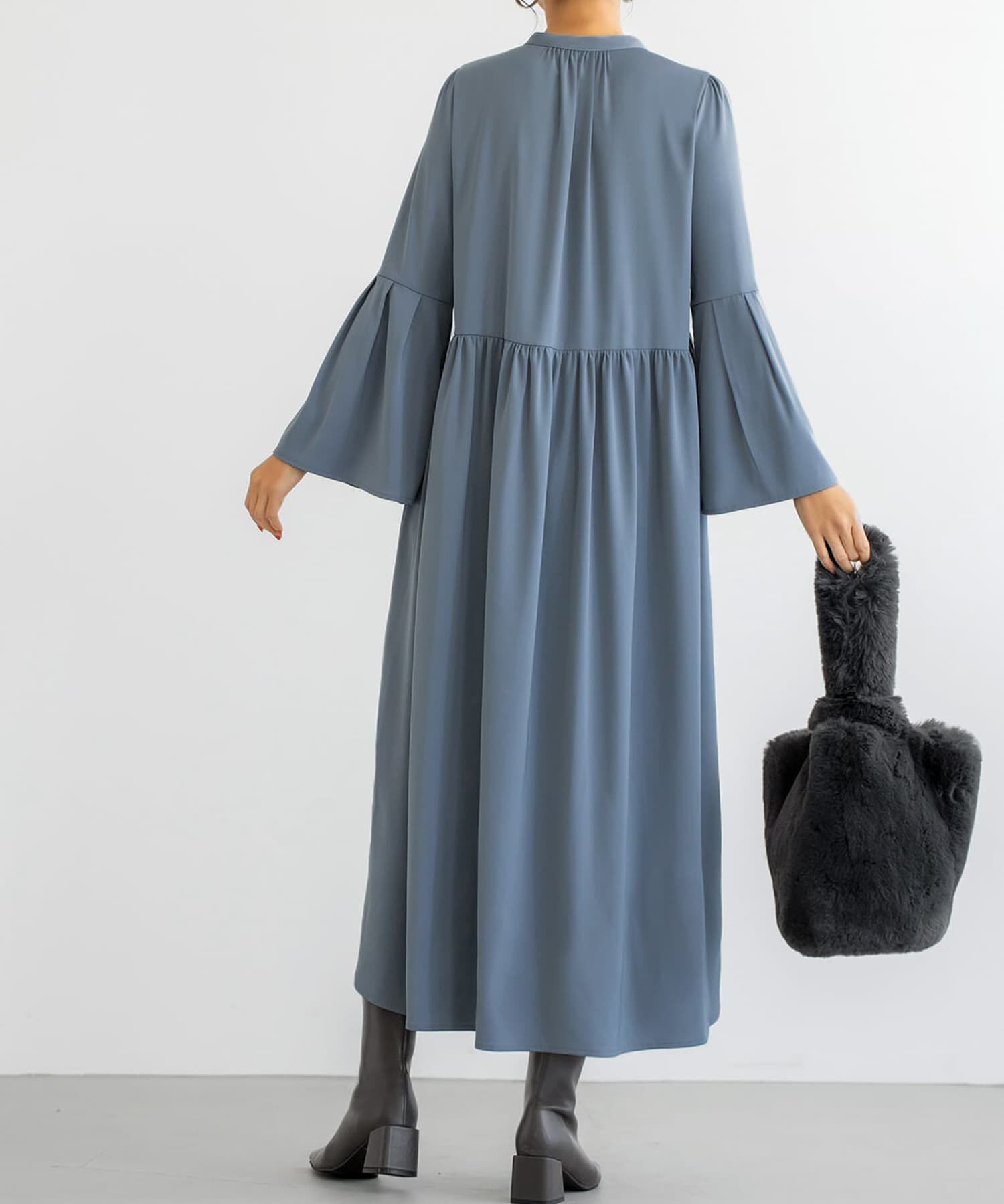 STYLE DELI「タック＆ギャザーワンピース」|ワンピース|