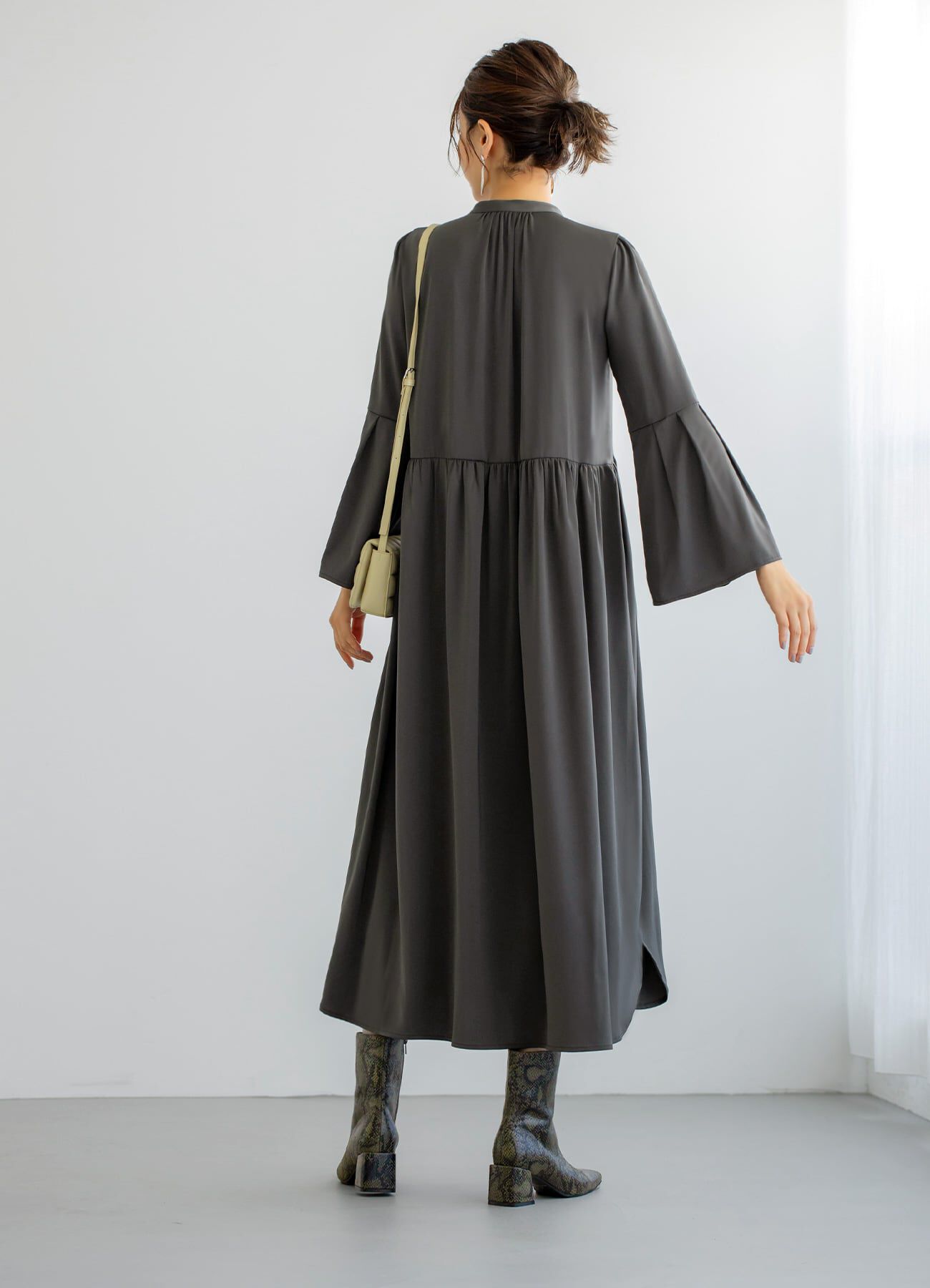 STYLE DELI「タック＆ギャザーワンピース」|ワンピース|