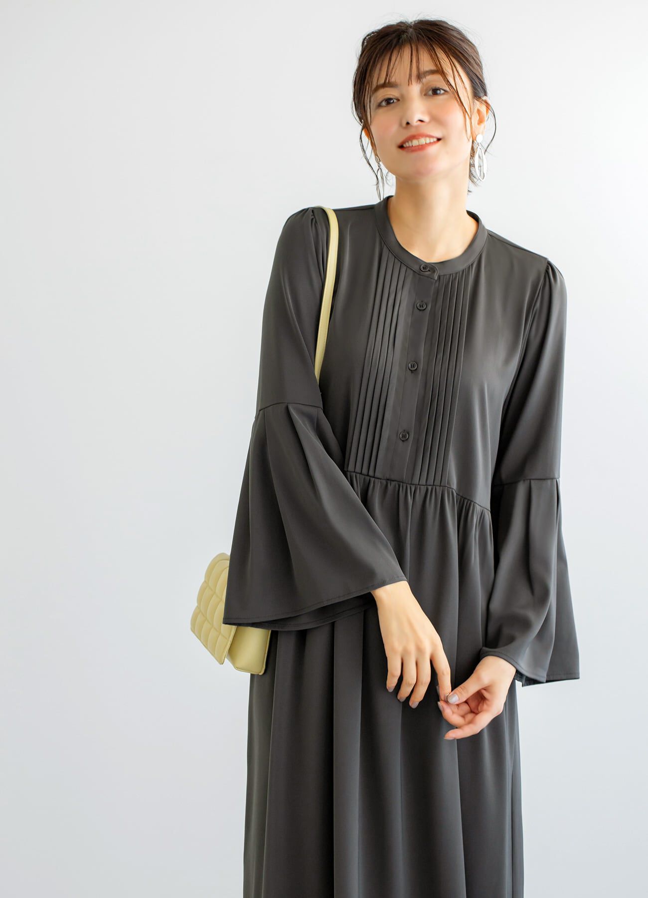 STYLE DELI「タック＆ギャザーワンピース」|ワンピース|