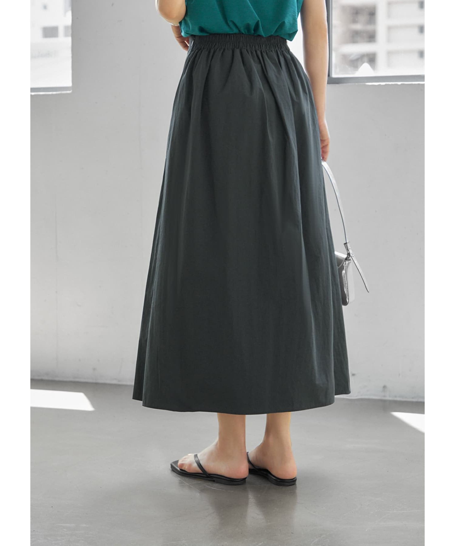 STYLE DELI「上部留めタックフレアスカート」|スカート|