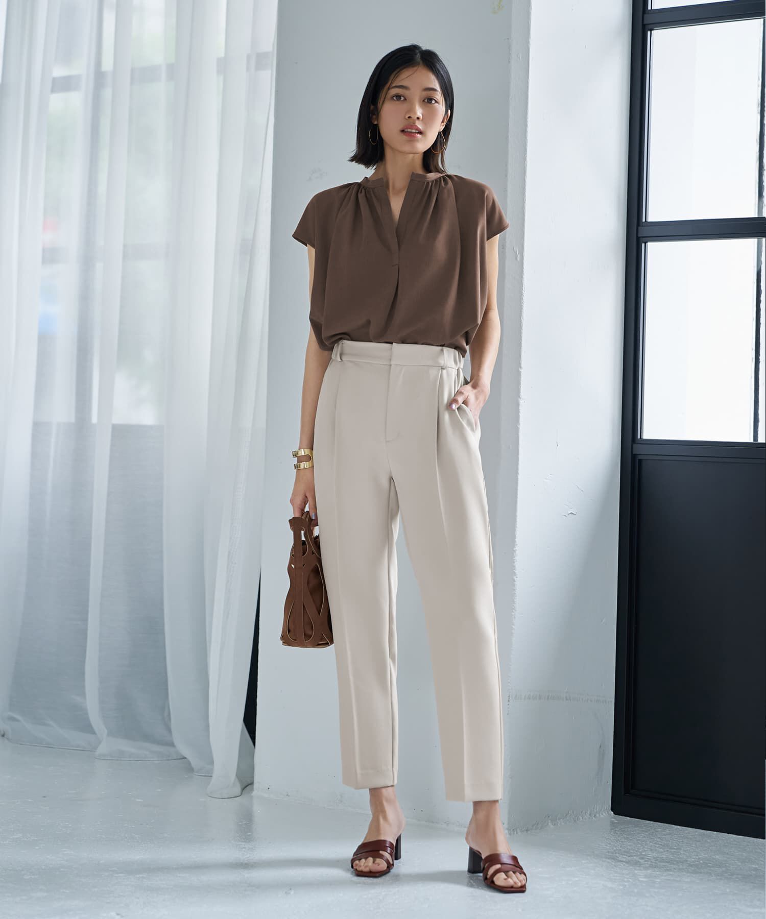  「ゆとりのある落ち感BASICパンツ」|その他|