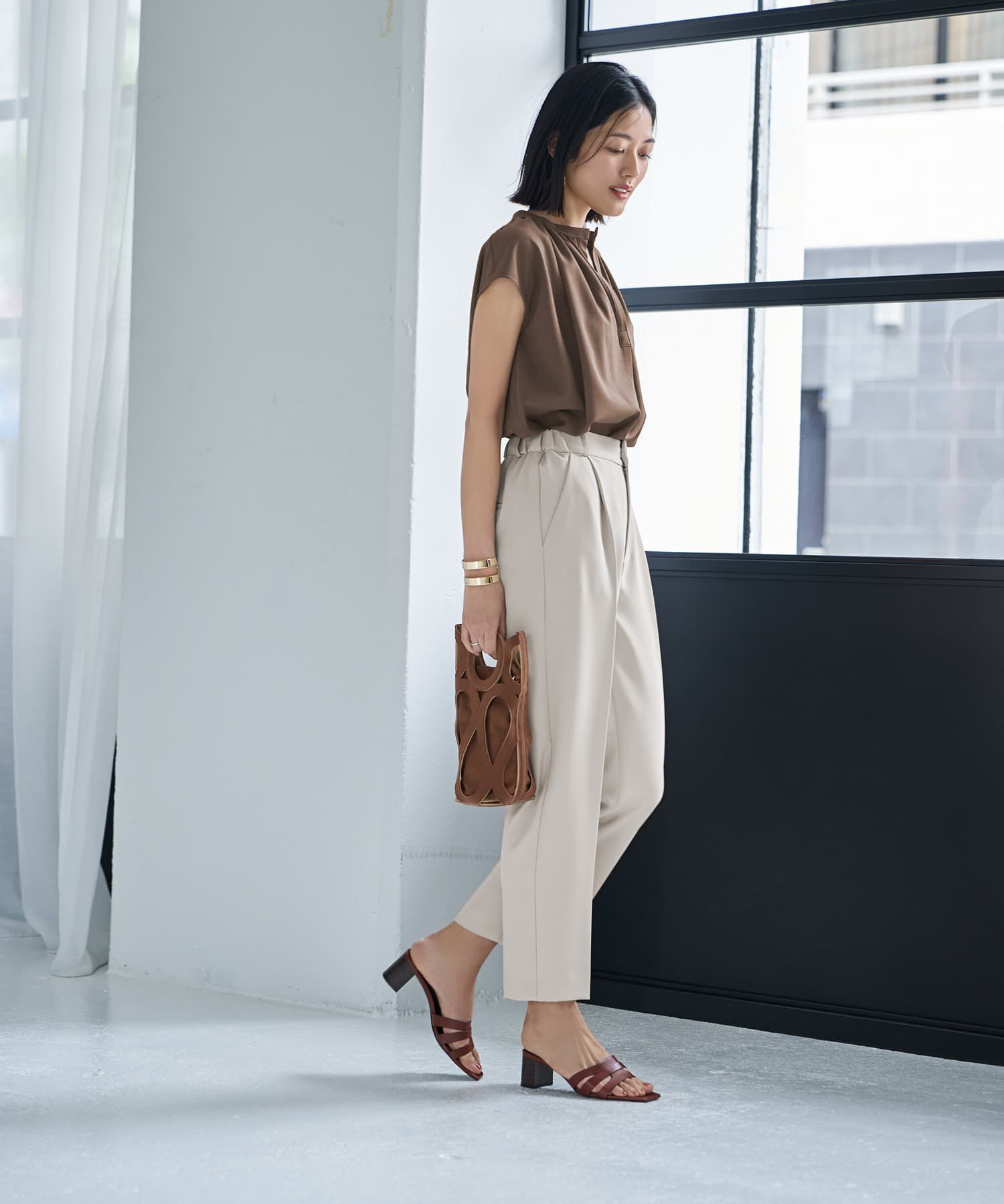  「ゆとりのある落ち感BASICパンツ」|その他|