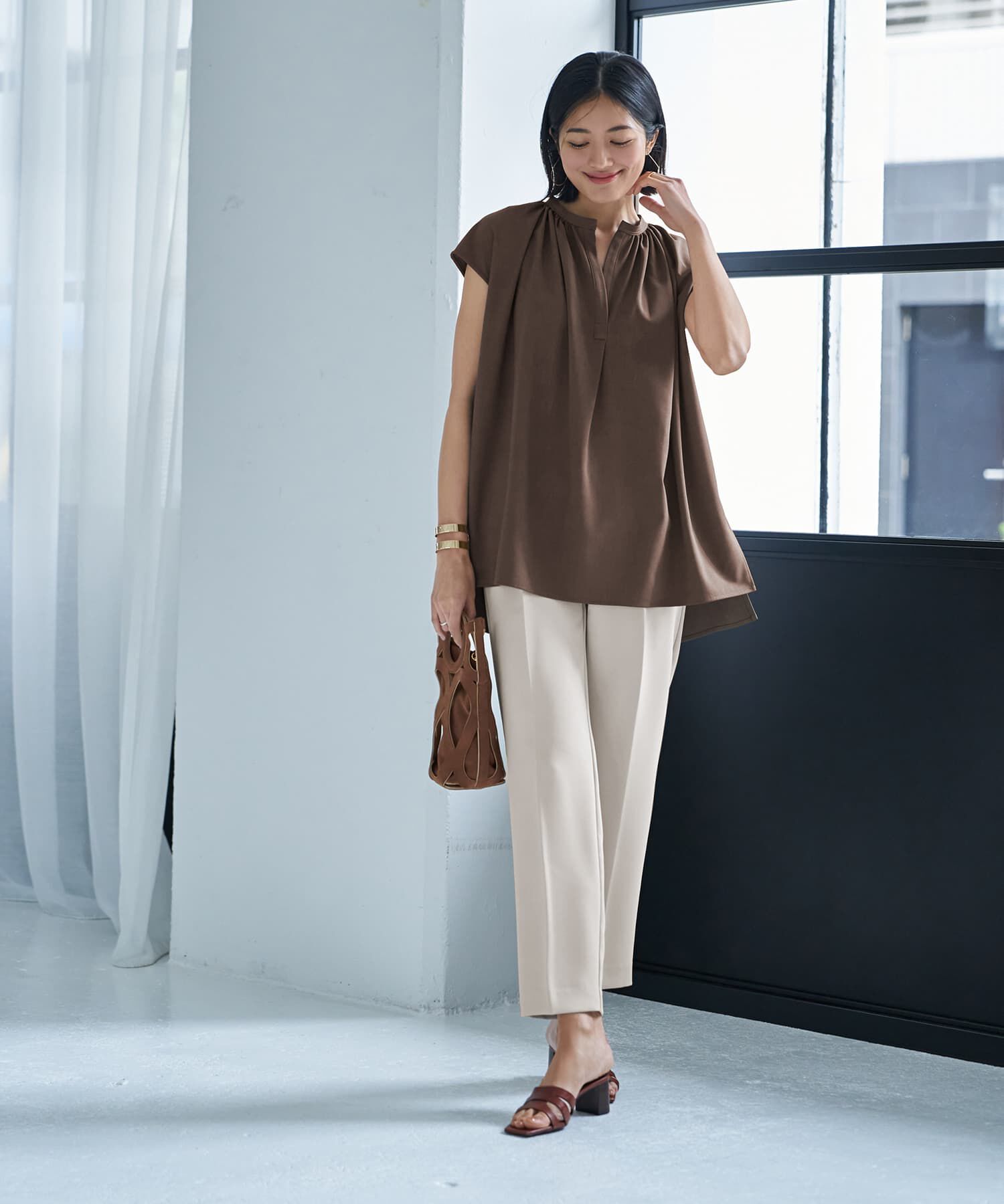  「ゆとりのある落ち感BASICパンツ」|その他|