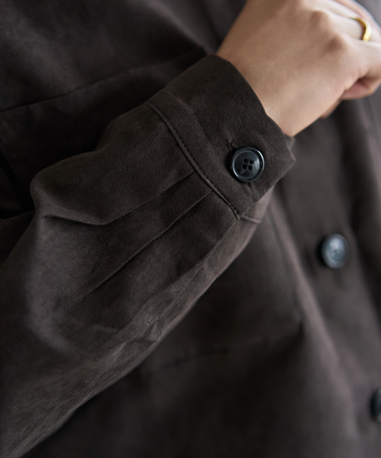 STYLE DELI「【LUXE】ライトスエードシャツ型ジャケット」|その他|