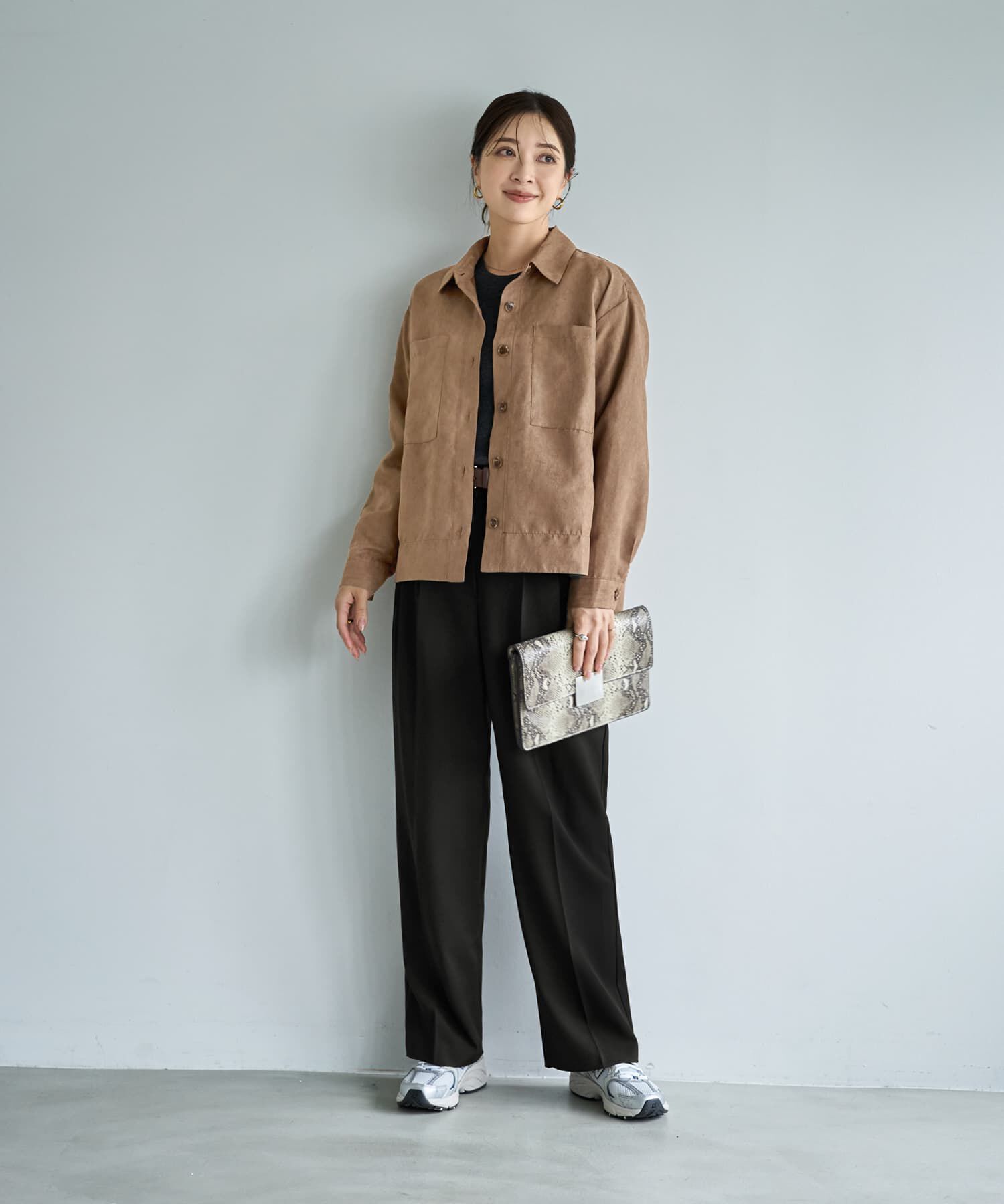 STYLE DELI「【LUXE】ライトスエードシャツ型ジャケット」|その他|