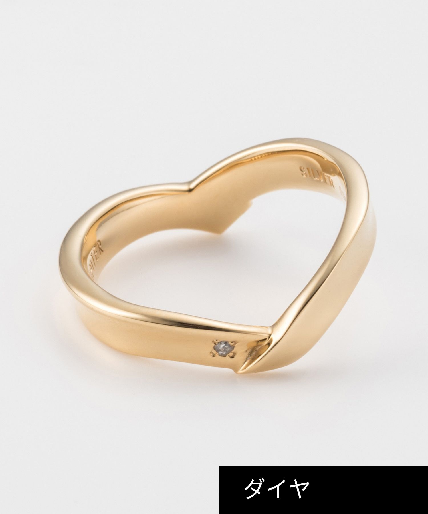 JUPITER「【SV925】ベーシックダイヤモンドリング/ペア　」|リング|ゴールド