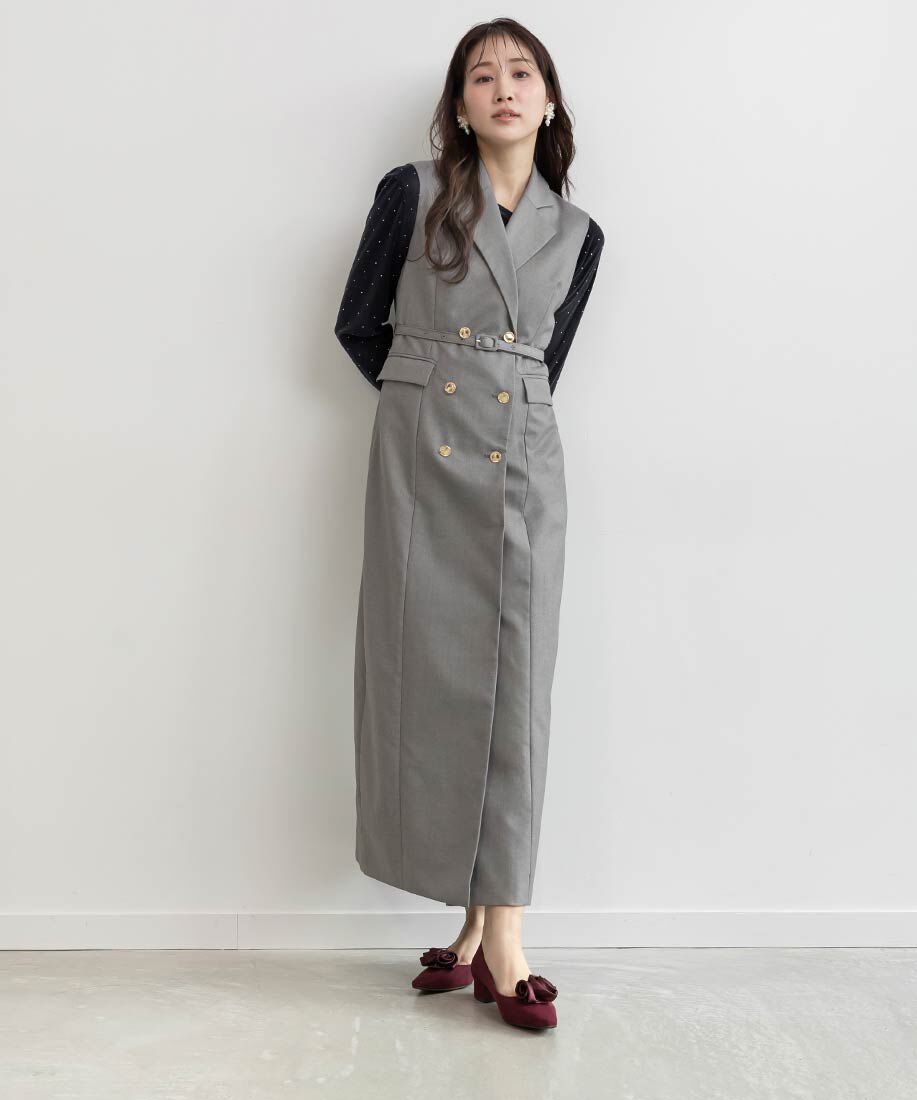  「2WAY ローズモチーフフラットパンプス」|パンプス|