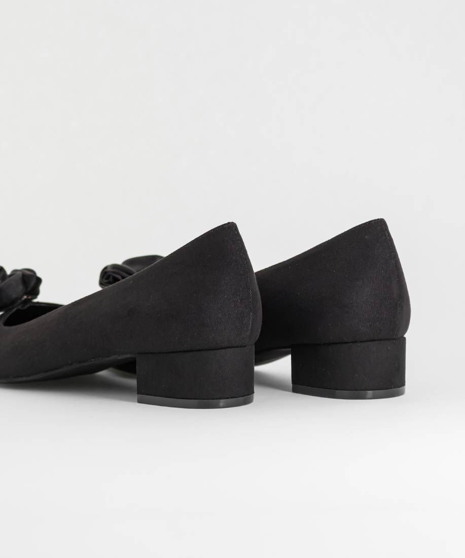  「2WAY ローズモチーフフラットパンプス」|パンプス|