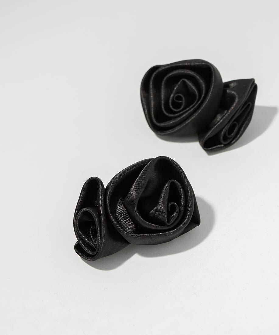  「2WAY ローズモチーフフラットパンプス」|パンプス|