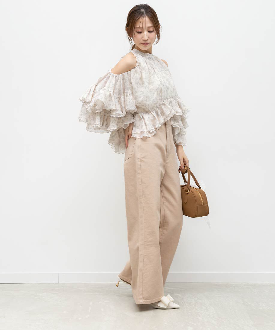  「シアーリボンミュールパンプス」|パンプス|