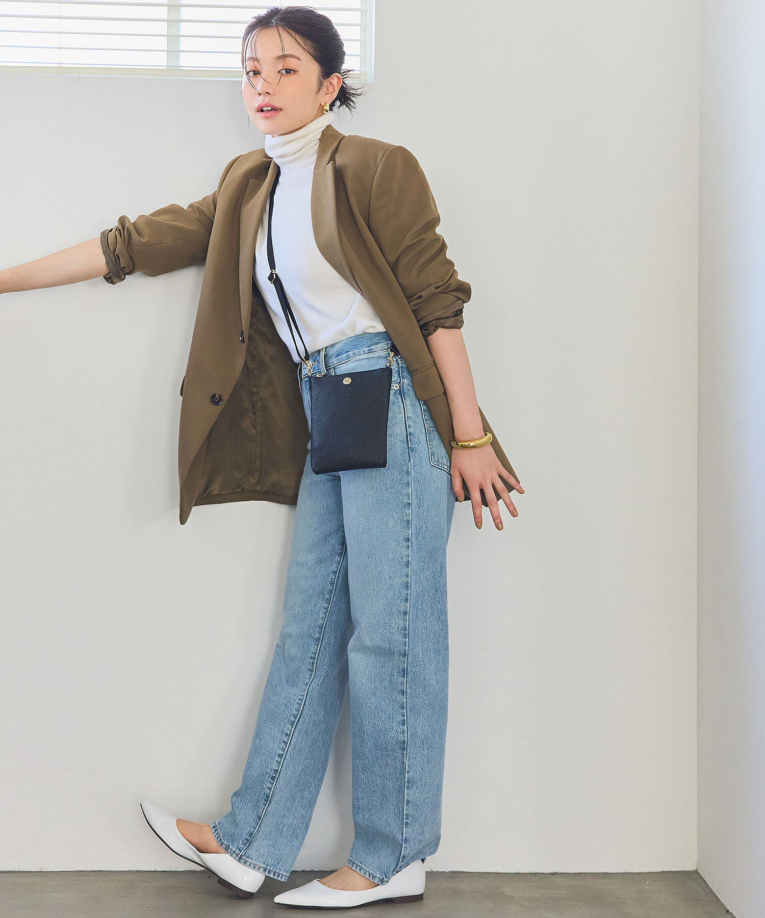 TOPKAPI BREATH「 SCOTCH GRAIN スコッチグレイン ネオレザー サコッシュ スマホ ショルダーバッグ【VERY 掲載】」|ショルダー・メッセンジャー|