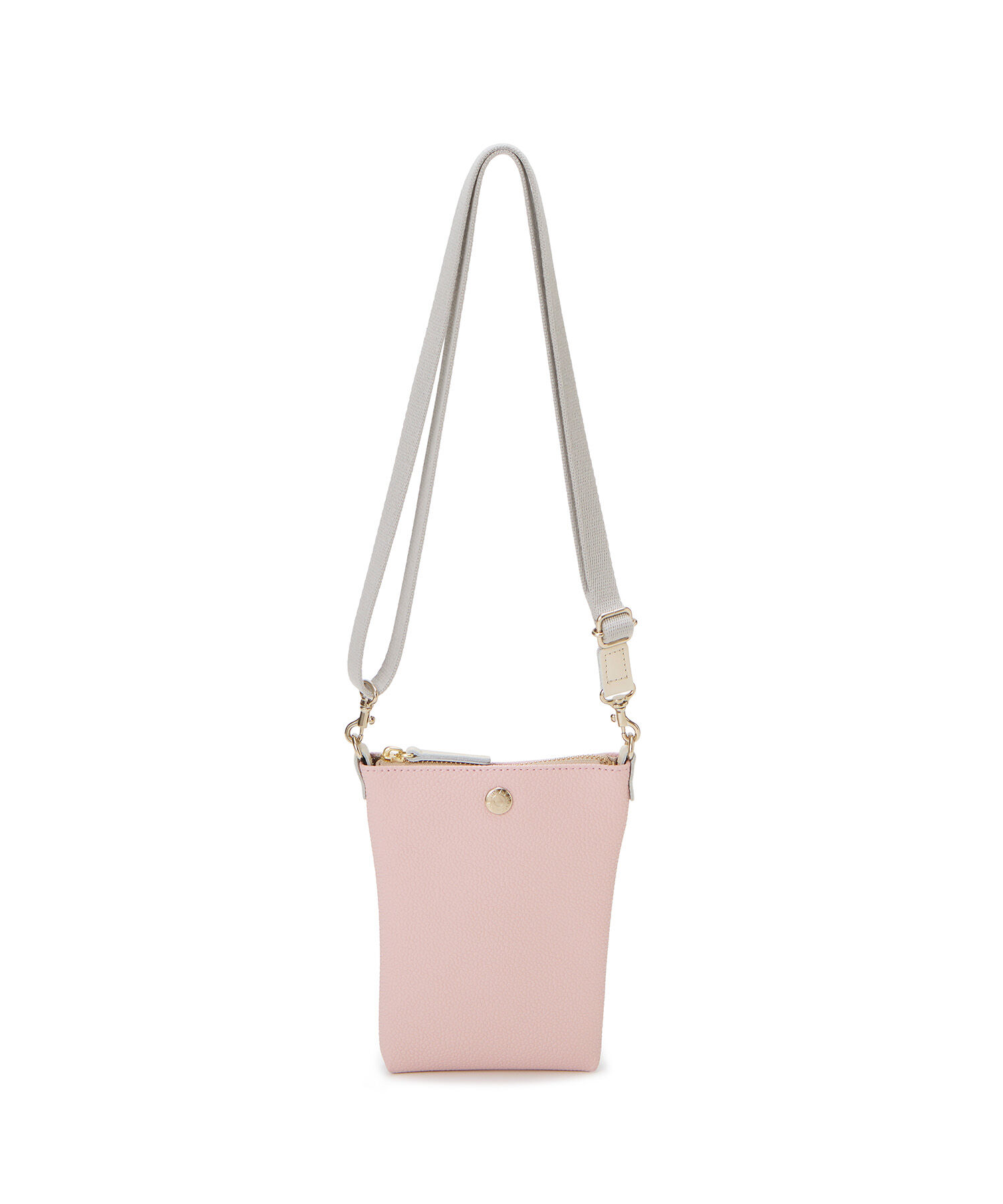 TOPKAPI BREATH「 SCOTCH GRAIN スコッチグレイン ネオレザー サコッシュ スマホ ショルダーバッグ【VERY 掲載】」|ショルダー・メッセンジャー|ピンク