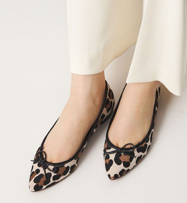 ODETTE E ODILE「【WEB限定】ポインテッドバレリーナ フラット15■&uarr;」|バレエシューズ|