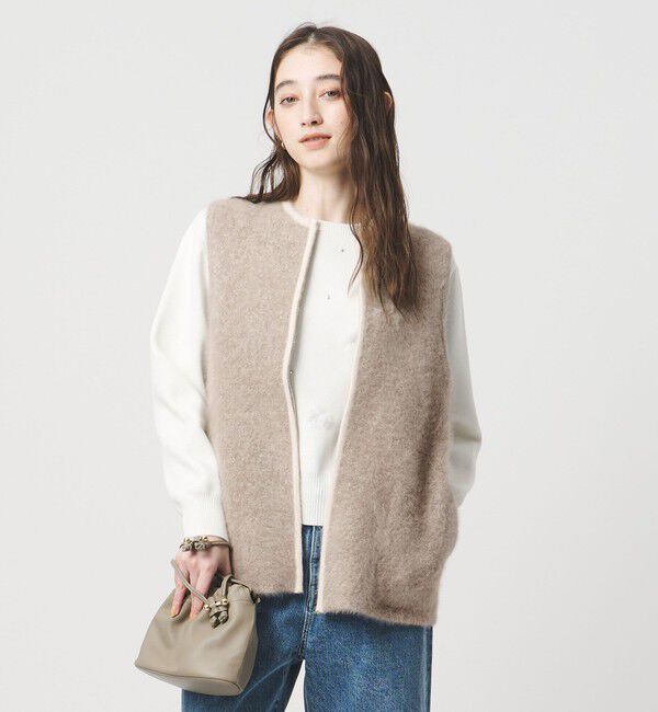 UNITED ARROWS「フォックスカシミヤ ジップ ベスト」|ベスト・ジレ|その他2