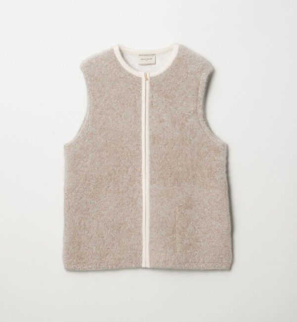 UNITED ARROWS「フォックスカシミヤ ジップ ベスト」|ベスト・ジレ|