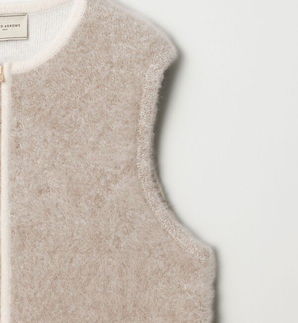 UNITED ARROWS「フォックスカシミヤ ジップ ベスト」|ベスト・ジレ|