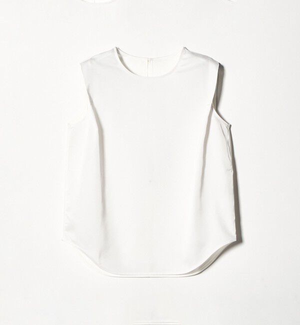 UNITED ARROWS green label relaxing「サテン ドッキング ラウンドヘム タンクトップ カットソー」|Tシャツ・カットソー|