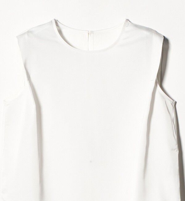 UNITED ARROWS green label relaxing「サテン ドッキング ラウンドヘム タンクトップ カットソー」|Tシャツ・カットソー|