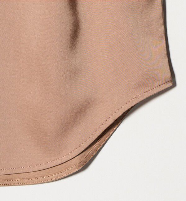 UNITED ARROWS green label relaxing「サテン ドッキング ラウンドヘム タンクトップ カットソー」|Tシャツ・カットソー|