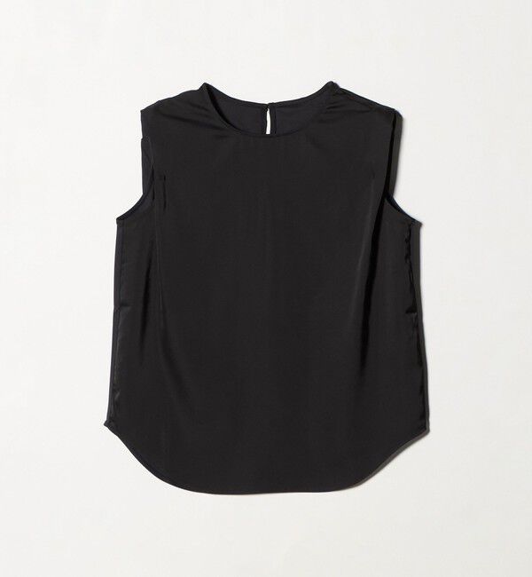 UNITED ARROWS green label relaxing「サテン ドッキング ラウンドヘム タンクトップ カットソー」|Tシャツ・カットソー|