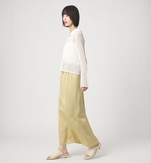 EMMEL REFINES「＜EMMEL REFINES＞EM HM スパンコール メッシュ ニット」|ニット・セーター|