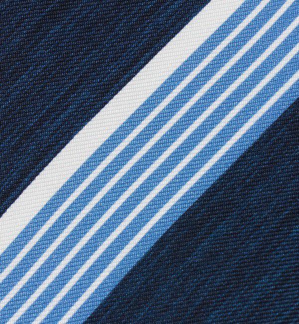 UNITED ARROWS green label relaxing「＜Luisa Esposito＞8.0cm スタンプ ストライプ２ ネクタイ」|ネクタイ・蝶ネクタイ|