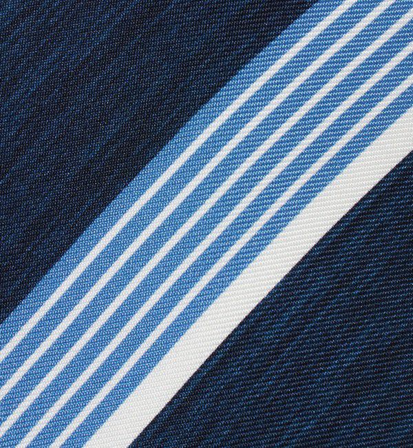 UNITED ARROWS green label relaxing「＜Luisa Esposito＞8.0cm スタンプ ストライプ２ ネクタイ」|ネクタイ・蝶ネクタイ|