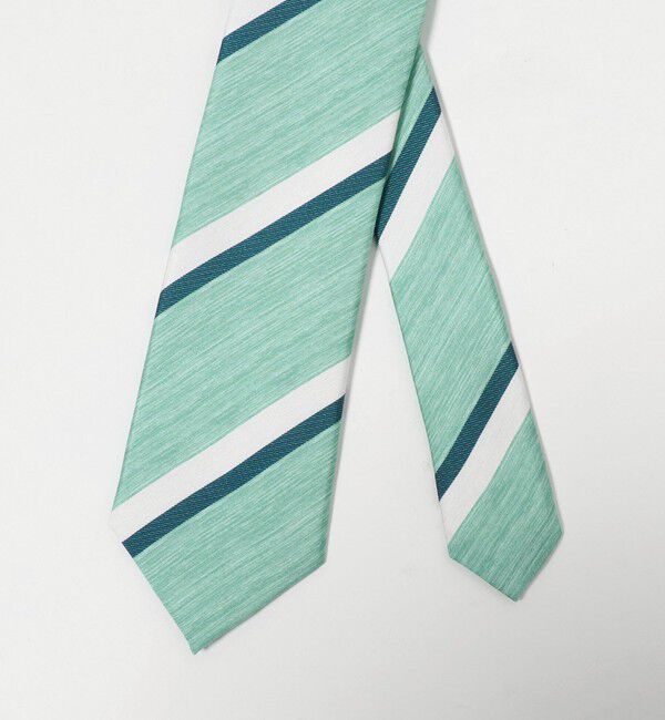 UNITED ARROWS green label relaxing「＜Luisa Esposito＞8.0cm スタンプ ストライプ1 ネクタイ」|ネクタイ・蝶ネクタイ|
