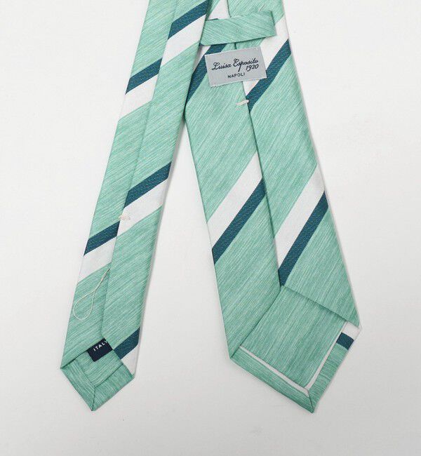 UNITED ARROWS green label relaxing「＜Luisa Esposito＞8.0cm スタンプ ストライプ1 ネクタイ」|ネクタイ・蝶ネクタイ|