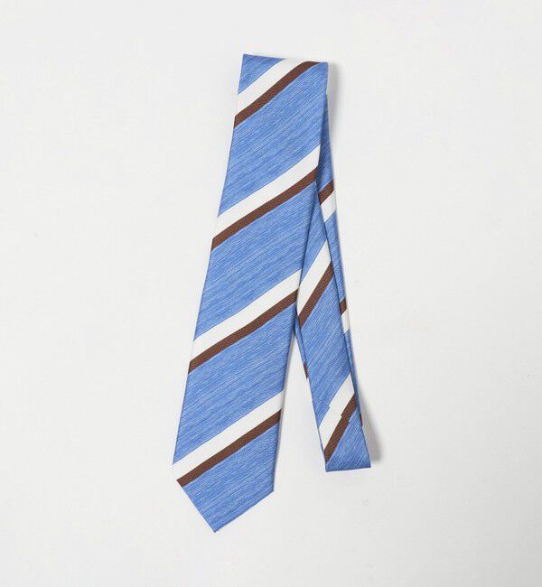 UNITED ARROWS green label relaxing「＜Luisa Esposito＞8.0cm スタンプ ストライプ1 ネクタイ」|ネクタイ・蝶ネクタイ|ROYAL