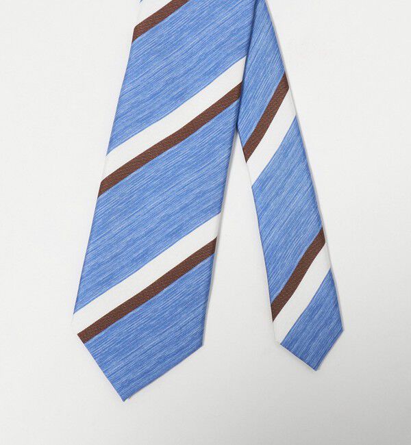 UNITED ARROWS green label relaxing「＜Luisa Esposito＞8.0cm スタンプ ストライプ1 ネクタイ」|ネクタイ・蝶ネクタイ|