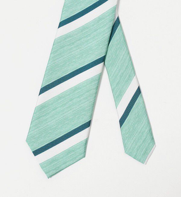 UNITED ARROWS green label relaxing「＜Luisa Esposito＞8.0cm スタンプ ストライプ1 ネクタイ」|ネクタイ・蝶ネクタイ|
