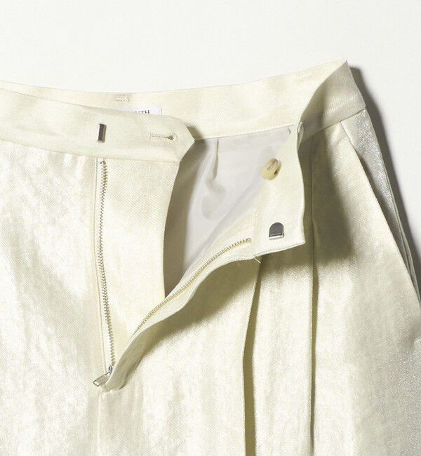 BEAUTY&YOUTH UNITED ARROWS「レーヨンブレンド グロス カーブパンツ」|チノ|