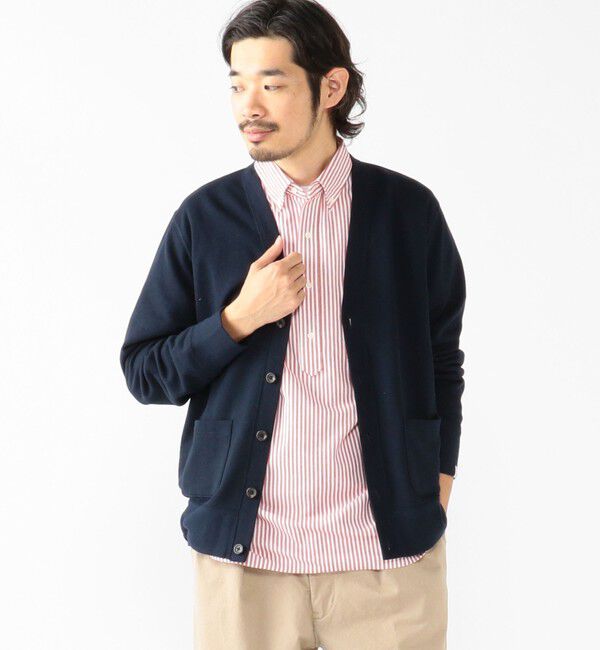 BEAMS PLUS「LOOPWHEELER&times;BEAMS PLUS / 別注  Extra Light Plus Sweat Cardigan」|スウェット・ジャージ|