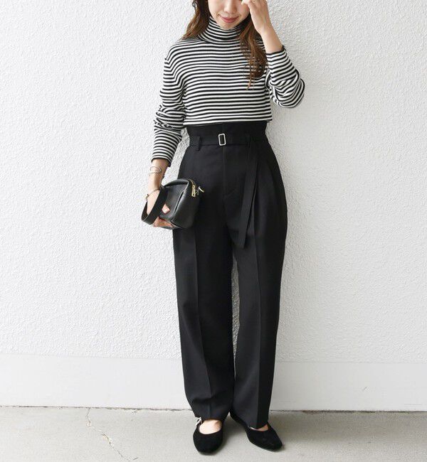 SHIPS any「SHIPS any:〈手洗い可能〉デリケート リブ タートルネック ニット プルオーバー」|ニット・セーター|