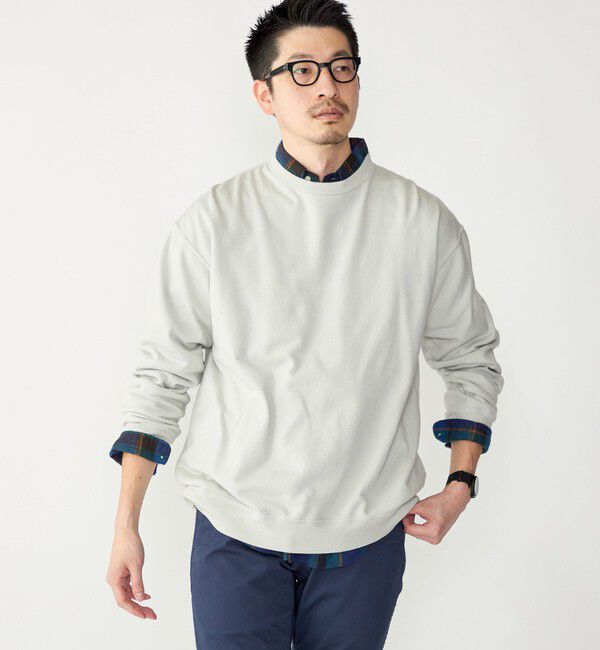 SHIPS「SHIPS: ソフト パイル コットン クルーネック スウェット」|Tシャツ・カットソー|