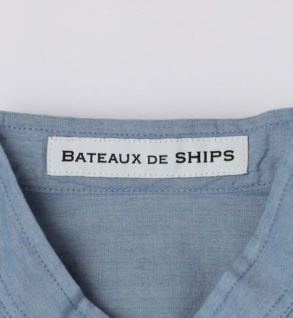 SHIPS「BATEAUX DE SHIPS: ダブルポケット ソリッド ユーティリティ シャツ」|シャツ・ブラウス|