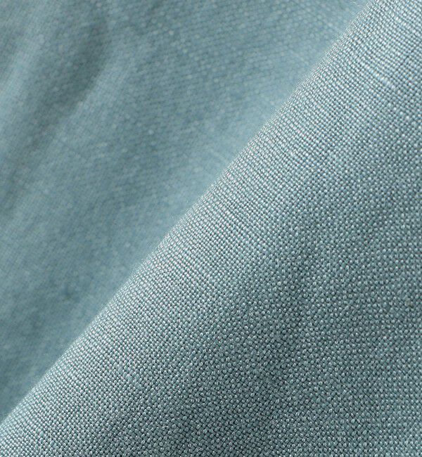 SHIPS for women「SHIPS Primary Navy Label:麻 レーヨン ノーカラー 羽織」|シャツ・ブラウス|