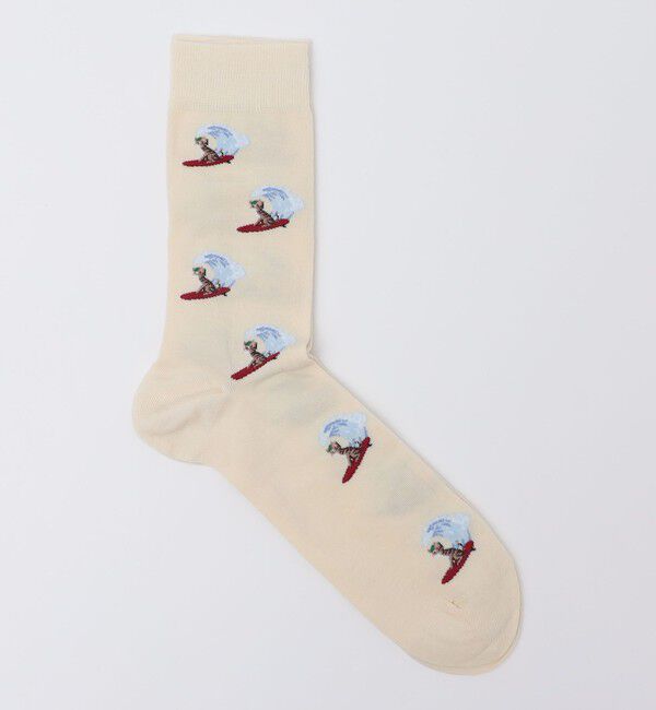 SHIPS「ROYALTIES: MOEBUS」|ソックス|アイボリー